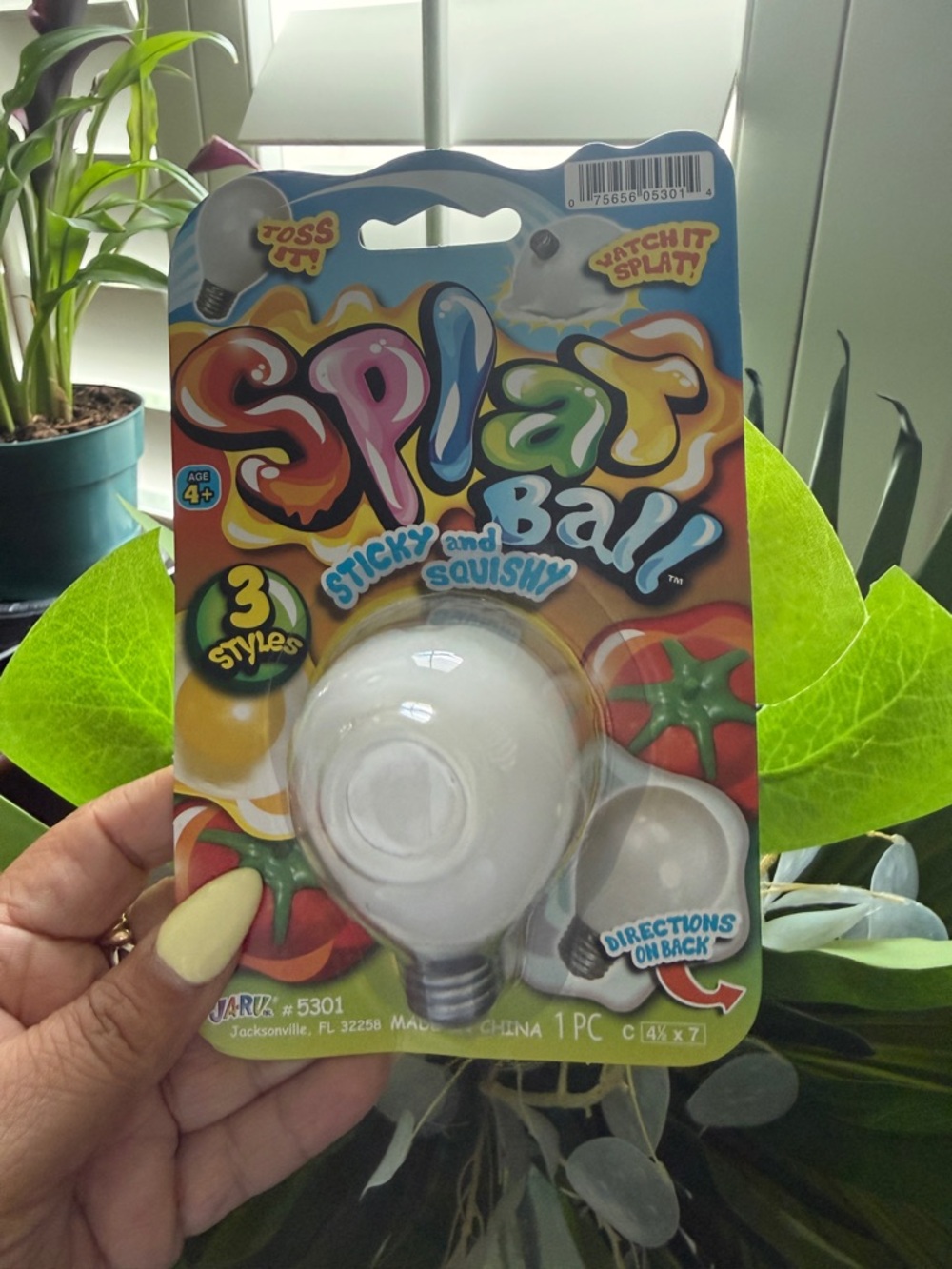 💡 Splat Ball Light Bulb 💡 Squishy Toy 💡